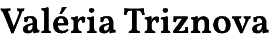 Valéria Triznova Logo