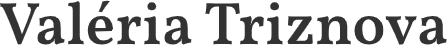 Valéria Triznova Logo
